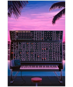 VAPOR95 Modular Tropicana Poster