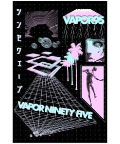 VAPOR95 Digital Paradise Poster