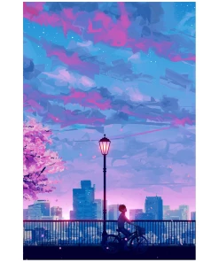 VAPOR95 Plum Sky Ride Poster