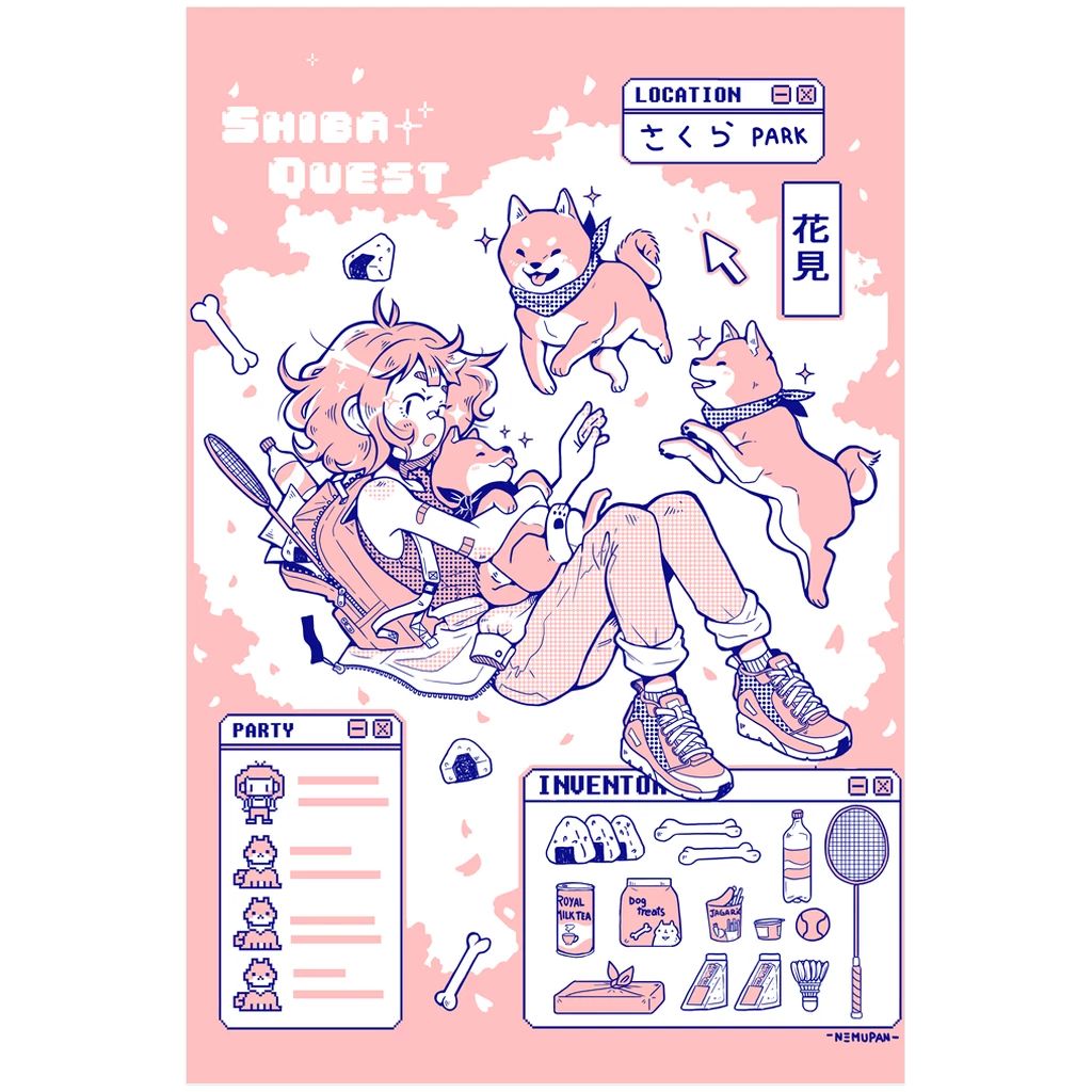 VAPOR95 Shiba Quest Poster 1 VAPOR95 Shiba Quest Poster