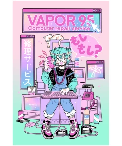 Vapor95 Repair Service Poster