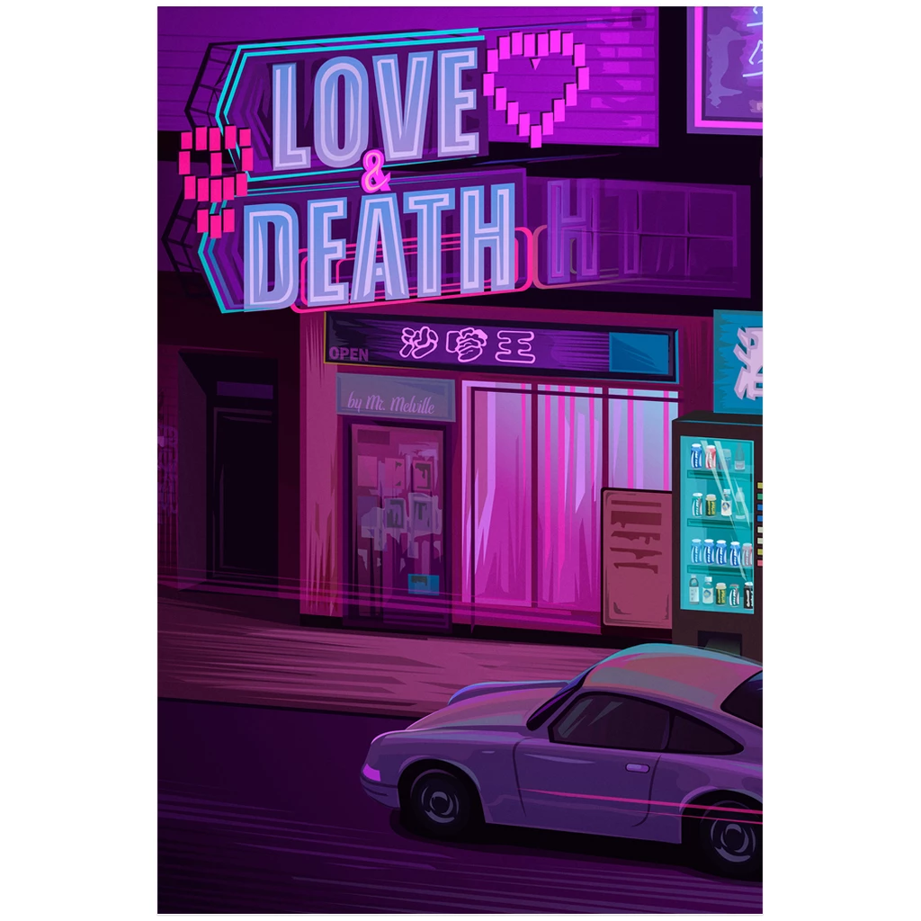 VAPOR95 Love & Death Poster 1 VAPOR95 Love & Death Poster