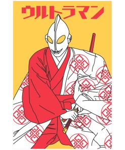 VAPOR95 Samurai Ultraman Poster