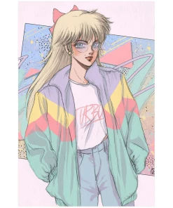 VAPOR95 Turbo Babe Poster