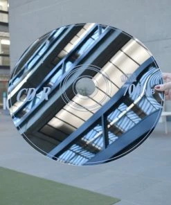 VAPOR95 CD Mirror -VAPOR95 SHOP CD Mirror holding 2