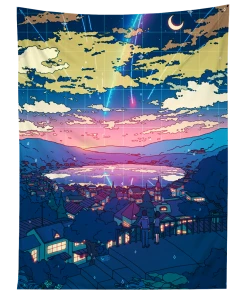 T6 Comet Rain Tapestry