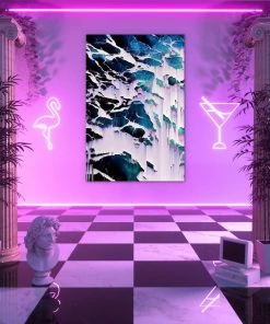 Alternative view of VAPOR95 Fractal Land Poster