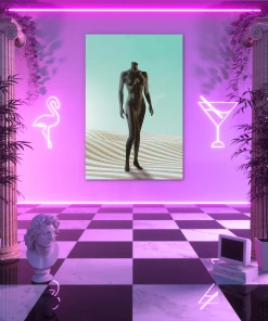 Alternative view of VAPOR95 Her Aesthetic Poster