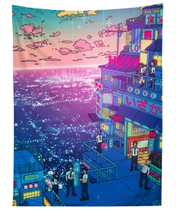 T6 Heroes Vacation Tapestry