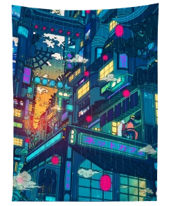 T6 Hidden Village Tapestry