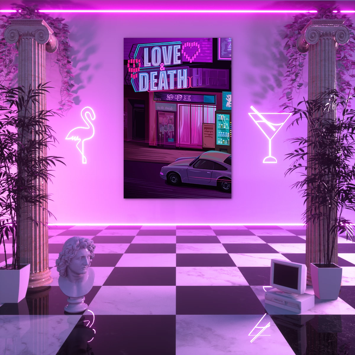 VAPOR95 Love & Death Poster 2 VAPOR95 Love & Death Poster - Image 2