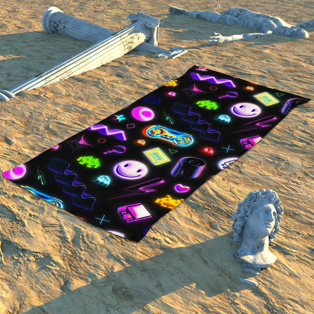 T6 Level 99 Beach Towel 2 T6 Level 99 Beach Towel - Image 2