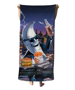 T6 Mac Tonight Beach Towel