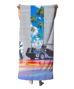 T6 Riding Time Beach Towel