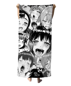 T6 Neo Ahegao Beach Towel