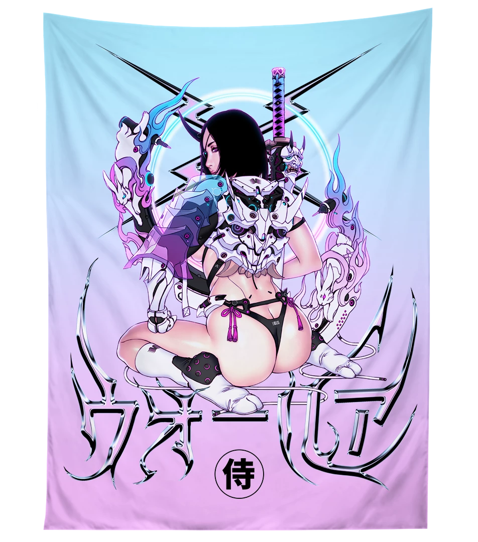 T6 Warrior Princess Tapestry 1 T6 Warrior Princess Tapestry