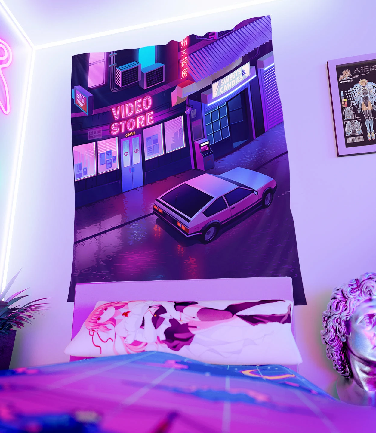 T6 Be Kind Rewind Tapestry 2 T6 Be Kind Rewind Tapestry - Image 2