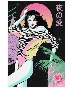 VAPOR95 Zebra Zazzle Poster