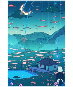 VAPOR95 Crystal Shower Poster