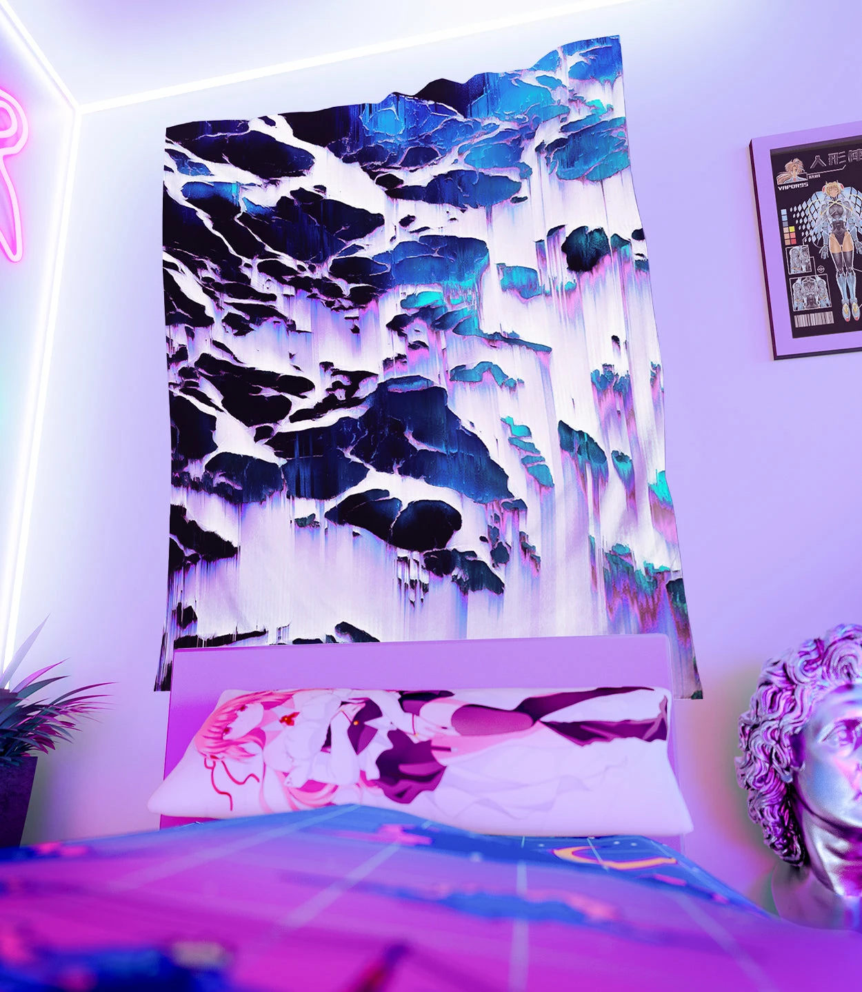 T6 Fractal Land Tapestry 2 T6 Fractal Land Tapestry - Image 2