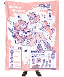 T6 Shiba Quest Blanket