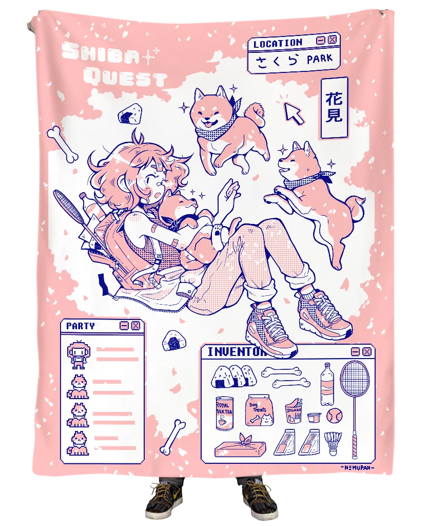 T6 Shiba Quest Blanket 1 T6 Shiba Quest Blanket